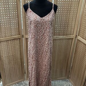 GAP‎ Gold Cream Sequin Maxi Dress Sleeveless